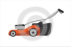 Lawn mower vector illustration.