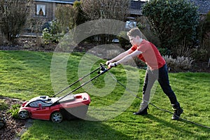 Lawn mowing