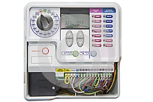 Lawn sprinkler irrigation water timer controller system