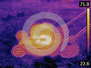 Lawnmower Failure Thermogram photo