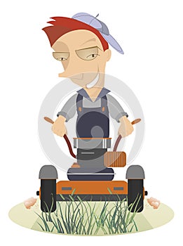 Lawnmower illustration