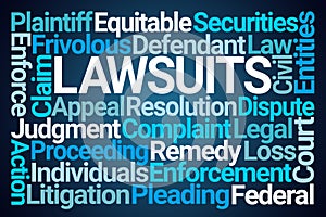 Lawsuits Word Cloud