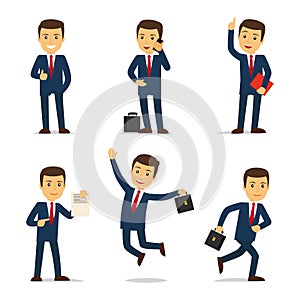 Lawyer or attorney cartoon character vector photo