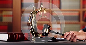 Lawyer Or Judge Criminal Litigation Banner