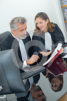Lawyers talking about penal code photo