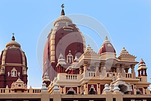 Laxminarayan Mandir, also known as the Birla Mandir, is a Hindu temple in Delhi, India. The temple, inaugurated by Mahatma Gandhi