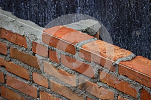Lay Brick Wall, building brick wall