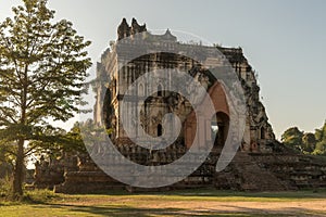 Lay Htat Gyi Monastery Remainings in Inwa