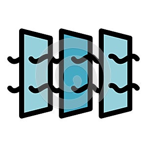 Layer air purify icon vector flat photo