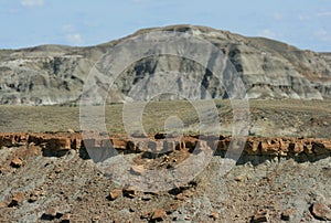 Layer of Ironstone in the Badlands