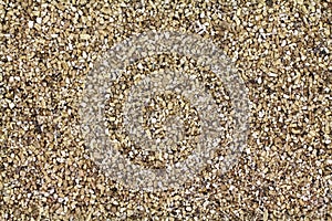 Layer of vermiculite