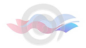 Layered Abstract Wavy Lines, Modern Fluid Pattern, Vector, vector design Generative AI