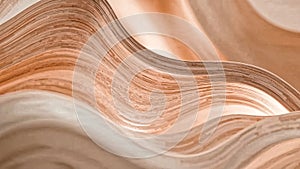 Layered Beige Sandstone Flow