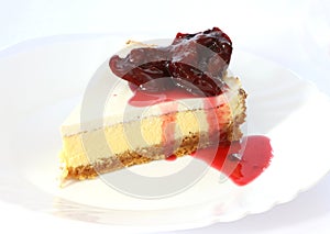 Layered cheesecake