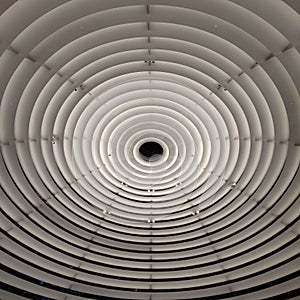 layered circle structure of a roof