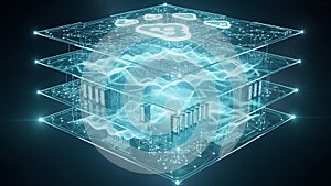 Layered Digital Network and Cloud Computing Infrastructure