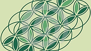 Layered Geometric Pattern with Overlapping Triangles, vector design Generative AI