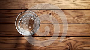 Vrstvené obraznost zrušte sklenice voda na dřevěný stůl obraz 