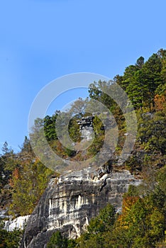 Layered Ledges in the Ozark Mountains