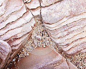 Layered Rock Steps at Point Lowly