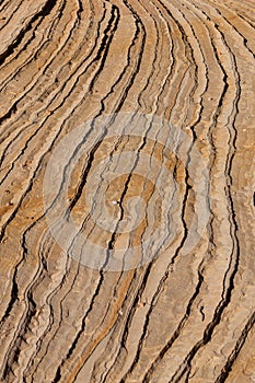 Layered Sandstone Surface