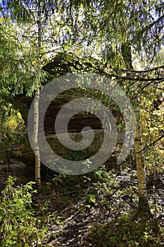 Layered stone megaliths from sandstone in the Kamenny Gorod tract