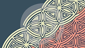 Layered Wavy Geometric Pattern Vector, Dynamic Abstract Texture, vector design Generative AI