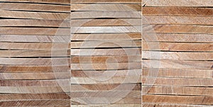 Layered wood backgrounds, set of 3