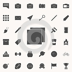 layers of documents icon. web icons universal set for web and mobile