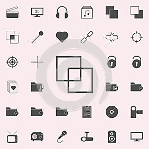 layers of documents icon. web icons universal set for web and mobile