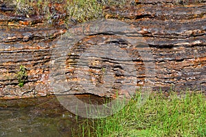 Layers of Erosion at White Oak Lake