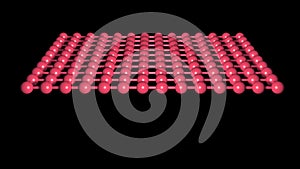 Nanosheets , molecular layers . 3d render illustration View 4 photo