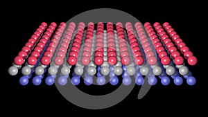 Nanosheets , molecular layers . 3d render illustration View 8 photo
