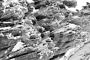 Layers of rock