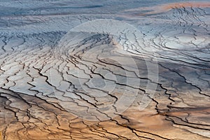 Layers of Sediment and Erosion from Grand Prismatic