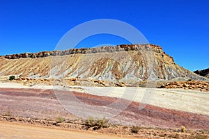 Layers of the Waterpocket Fold in Capitol Reef National Park, USA