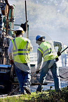 Laying Asphalt