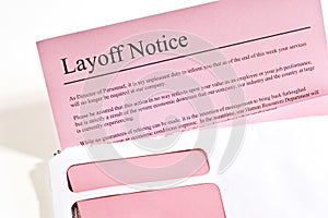 Layoff Notice