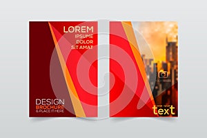 Layout, brochure, template, flayer, magazine, cover design for a