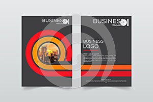 Layout, brochure, template, flayer, magazine, cover design for a