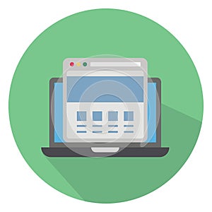 Layout design, web designColor Vector icon which can easily modify or edit