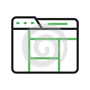 Layout Icon Image.