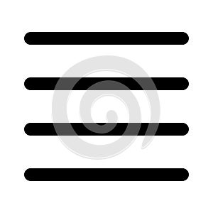 Layout Line Style vector icon which can easily modify or edit