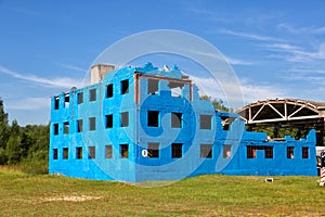 Layout of a ruined house