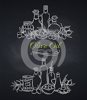 Layout sketch olive oil