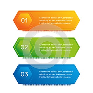 Layout workflow. Outline colorful menu for app interface. Number options. Web design of buttons elements. Infographics 1