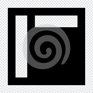 Layouting icon. Suitable for website UI design