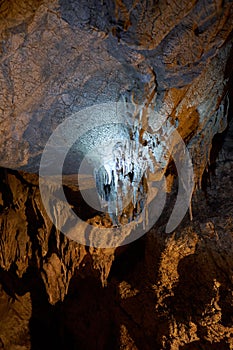 Lazar`s Cave, Lazareva Pecina, also known as Zlotska Cave, is the longest explored cave in Serbia with beautiful stalactites and