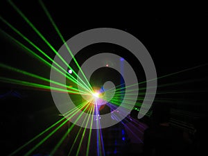 Lazers in a Club