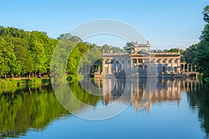 The Lazienki palace, Warsaw, Poland